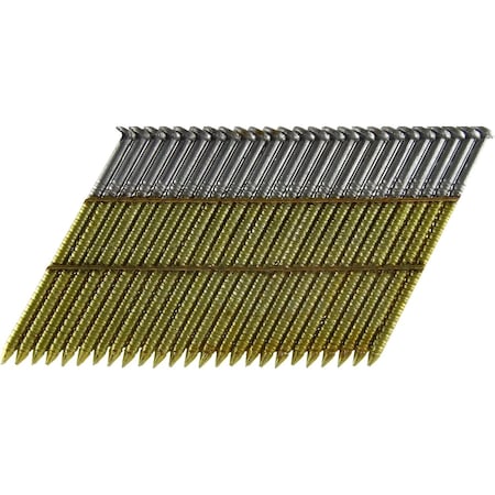 B&C Eagle Collated Framing Nail, 3 in L, Hot Dipped Galvanized, Round Head, 28 Degrees, 500 PK A3X120HDR/28